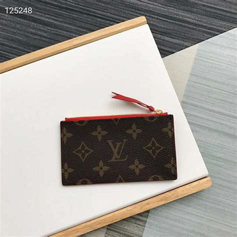 lv zip card holder|louis vuitton key holder pouch.